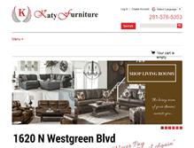 Tablet Screenshot of katyfurniture.com